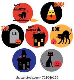 Halloween Icons Clipart