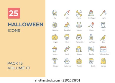 Halloween icons collection. Set contains such Icons as gosh, Halloween house, and more
