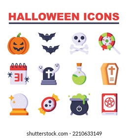 Halloween Icons, concept The icons were created on a 512x512 pixel aligned, perfect grid providing a clean and crisp appearance.