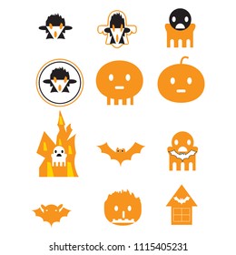 Halloween  Icons Set