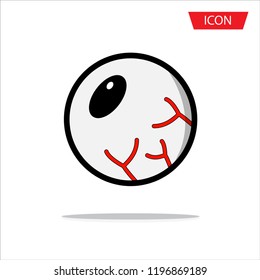 Halloween icons set symbol isolated on background.