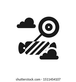 Halloween icons. Simple icons in solid style design on white background. Related to and.Vector Illustration Pixel Perfect 48x48.