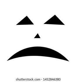 Halloween icons: thin monochrome icon set, black and white kit. Creepy and funny jack face, bat, lettering.