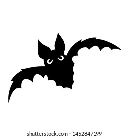 Halloween icons: thin monochrome icon set, black and white kit. Creepy and funny jack face, bat, lettering.