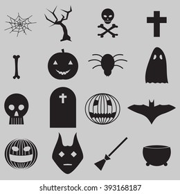 Halloween Icons Vector