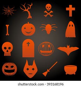 Halloween Icons Vector