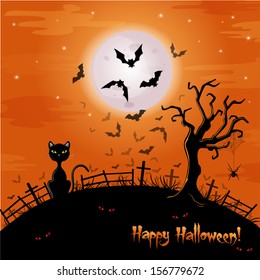 Halloween illustration.
