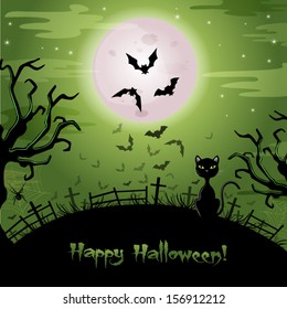 Halloween illustration.
