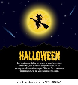 Halloween illustration background