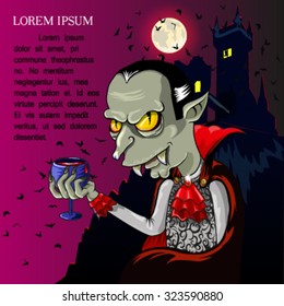 Halloween illustration background