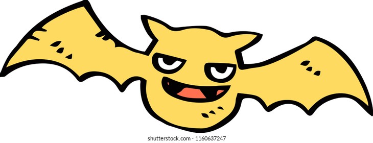 Halloween Illustration of Bat