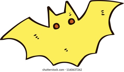Halloween Illustration of Bat