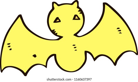 Halloween Illustration of Bat