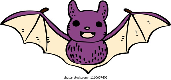 Halloween Illustration of Bat