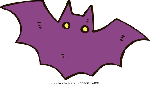 Halloween Illustration of Bat