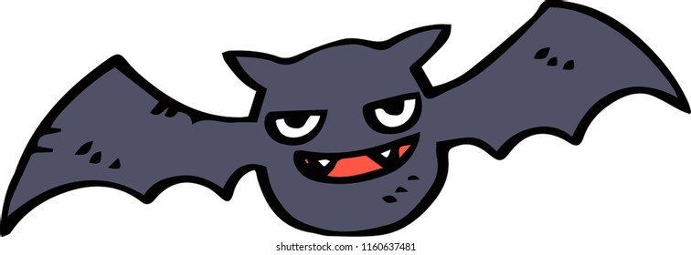 Halloween Illustration of Bat