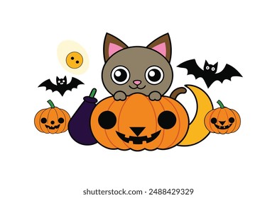 Halloween Illustration Graphics: Cartoon, Clipart, Line Art Designs