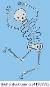 Halloween illustration image. 
Hand drawn image artwork of a halloween elements. 
Simple cute original logo.
Hand drawn vector illustration for posters, cards, t-shirts.