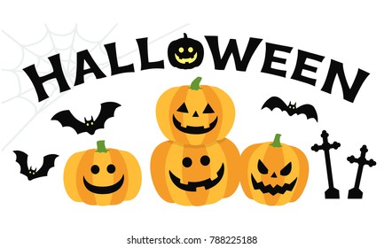 Halloween illustration material