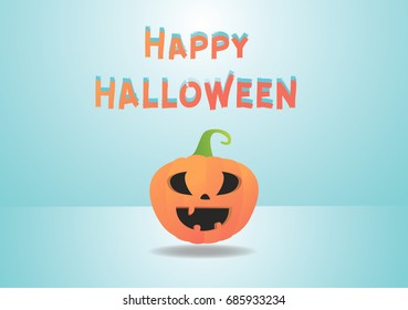 Halloween illustration poster