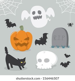 Halloween Illustration Set