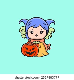 halloween illustration stickers for halloween commemoration