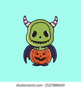 halloween illustration stickers for halloween commemoration