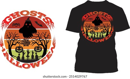 Halloween Ilustração t shirt design template.Pumpkin Pai da Patch Halloween T-Shirt sobre enfermeira por dia bruxa pela noite, Pumpkin t-shirt Design, Atual humor crânio face e horror t-shirt design