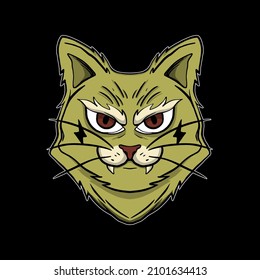 halloween illustration for tshirt design