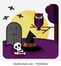 Halloween illustration vector