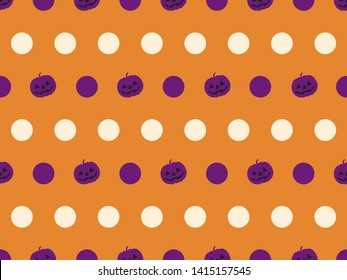 Halloween image background illustration, continuous pattern, background, seamless background, vector data