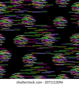 Halloween image color scheme, polka dots, continuous pattern, background, seamless background, vector data