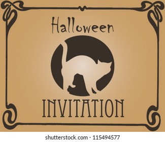 Halloween invitation