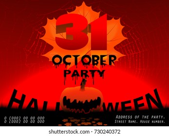 Halloween invitation