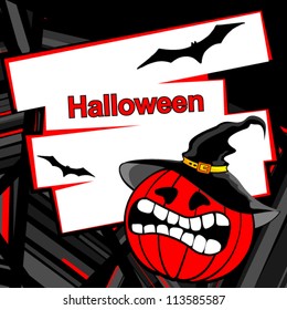 Halloween invitation or background.