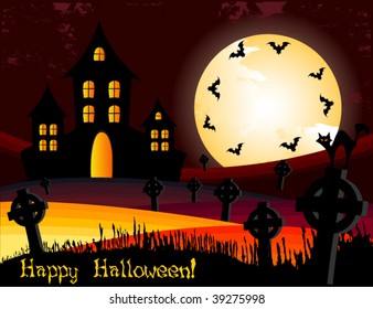  halloween invitation or background