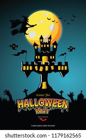 Halloween Invitation. Vector Eps 10