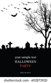 Halloween Invitation. Vector Eps 10