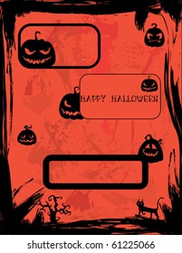 halloween invitations set