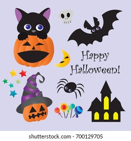 halloween item vector
