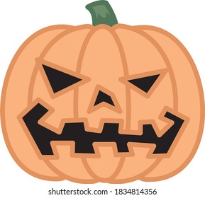 Halloween jack lantern vector image illustration