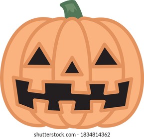 Halloween jack lantern vector image illustration
