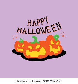 Halloween Jack O Lantern Vector Icon Art