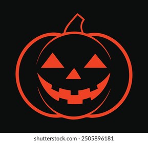 halloween jack o lantern vector illustration