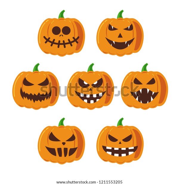 Halloween Jack O Lantern Vector Character Stock Vector (Royalty Free ...