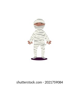 halloween kid dressing vector cartoon