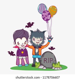 Halloween and kids cartoons
