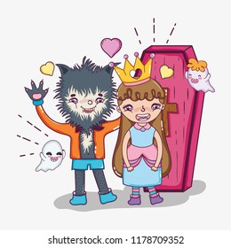 Halloween and kids cartoons