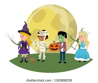 Halloween kids cartoons