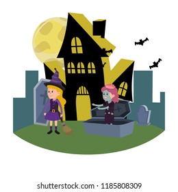 Halloween kids cartoons